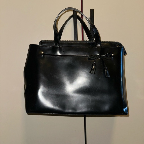 Anya Hindmarch Vintage Structured Black Top Handle bag Y2K - Picture 12 of 12
